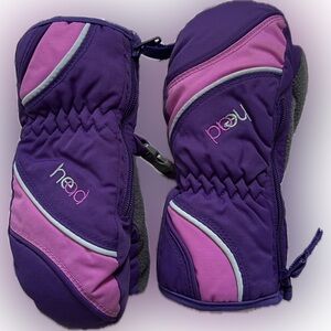 Head Junior Ski & Snow Kids Purple Winter Mittens Sz XXS
